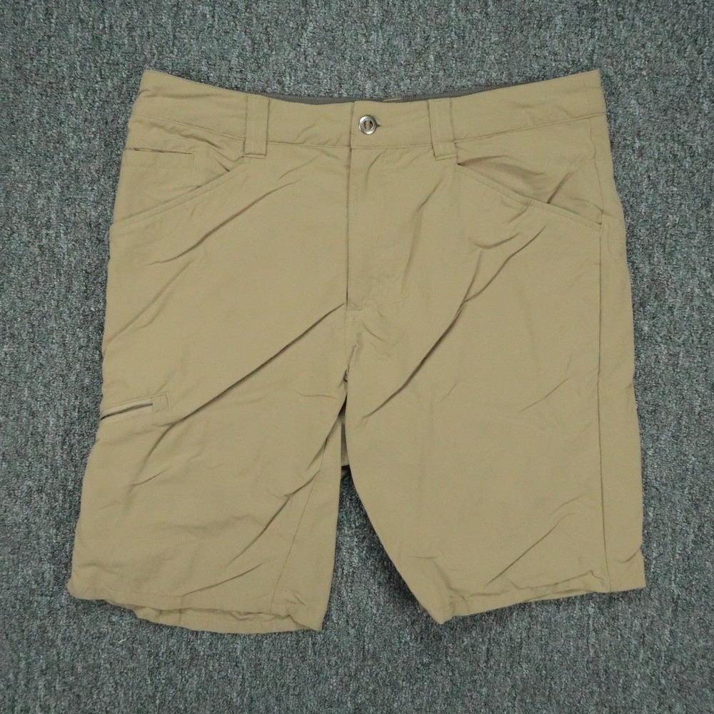 Patagonia Shorts Men 34 Khaki Quandary Hiking Stretch Performance Outdoor Hiking